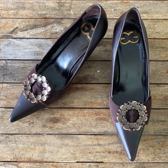Escada Size 38 Pointy Toe Heel - Picture 1 of 10